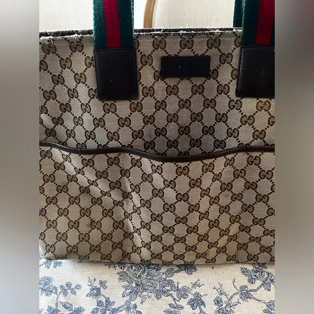Gucci tote diaper bag-authenticated